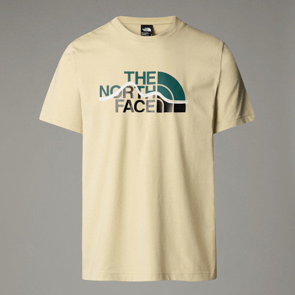 The North Face Mountain Line T-shirt Für Herren Gravel Größe XS male