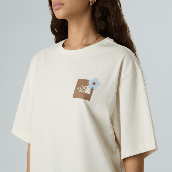 Luźny T-shirt unisex z grafiką Flower | The North Face PL