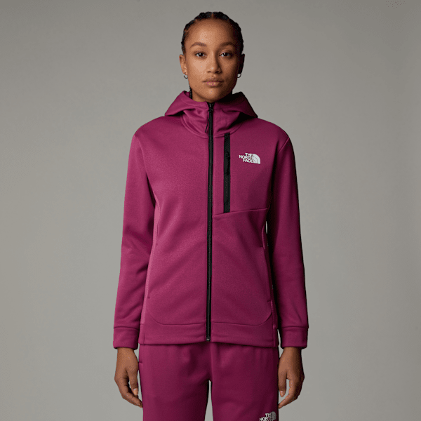 The North Face Mountain Athletics Fleece Mit Durchgehendem Rv Für Damen Cyber Berry-lively Berry Größe S female