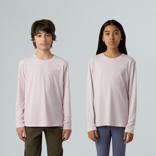The North Face 24/7 Langarm-shirt Für Jugendliche Pale Blossom Größe M male