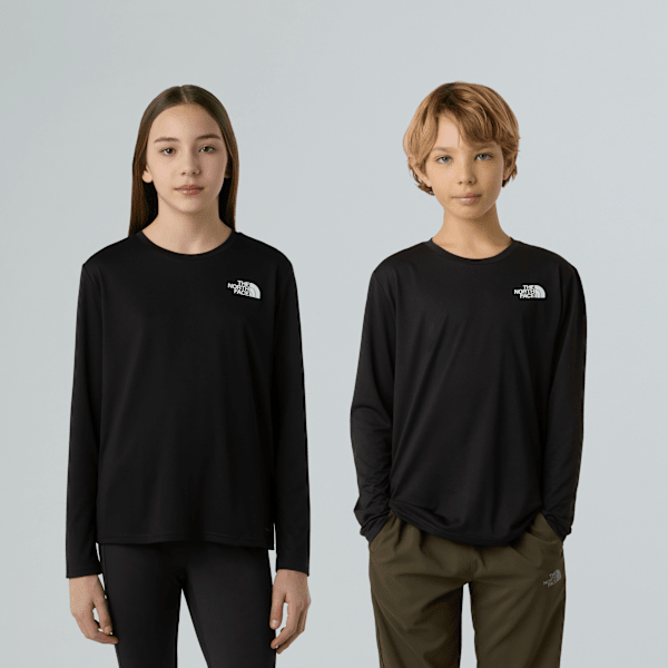 The North Face 24/7 Langarm-shirt Für Jugendliche Tnf Black Größe XXL male