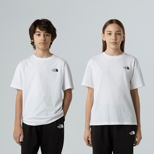 The North Face Essential T-shirt In Oversize Für Jugendliche Tnf White Größe XXL male