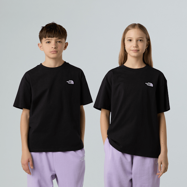 The North Face Essential T-shirt In Oversize Für Jugendliche Tnf Black Größe XS male