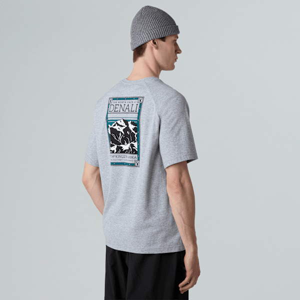 The North Face North Faces T-shirt Für Herren Tnf Light Grey Heather Größe S male