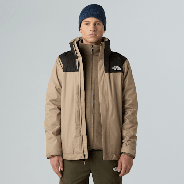 The North Face Evolve Ii Triclimate® 3-in-1 Jacke Für Herren Mushroom Grey-mocha Brown Größe 3XL male
