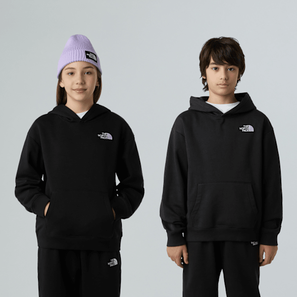 The North Face Essential Kapuzenpulli In Oversize Für Jugendliche Tnf Black Größe XXL male