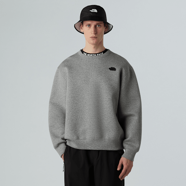 The North Face Sweatshirt Mit Rundhalsausschnitt Für Herren Metallic Silver Heather Größe XXL male