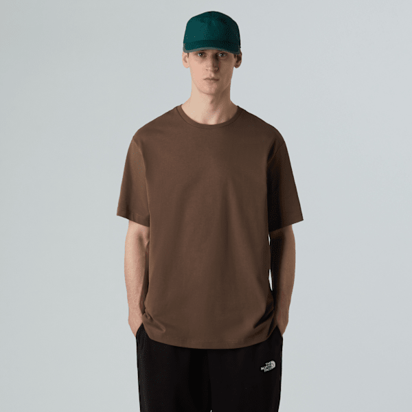 The North Face Rmst Logo Relaxt Geschnittenes T-shirt Für Herren Smokey Brown Größe XL male