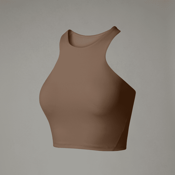 The North Face Refina Longline Bh Für Damen Latte Größe L female
