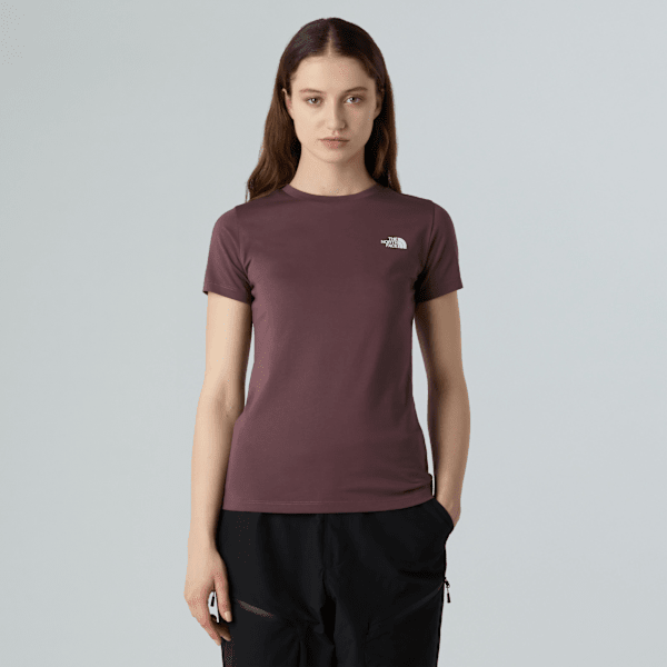 The North Face Simple Dome T-shirt Für Damen Tawny Quartz Größe M female