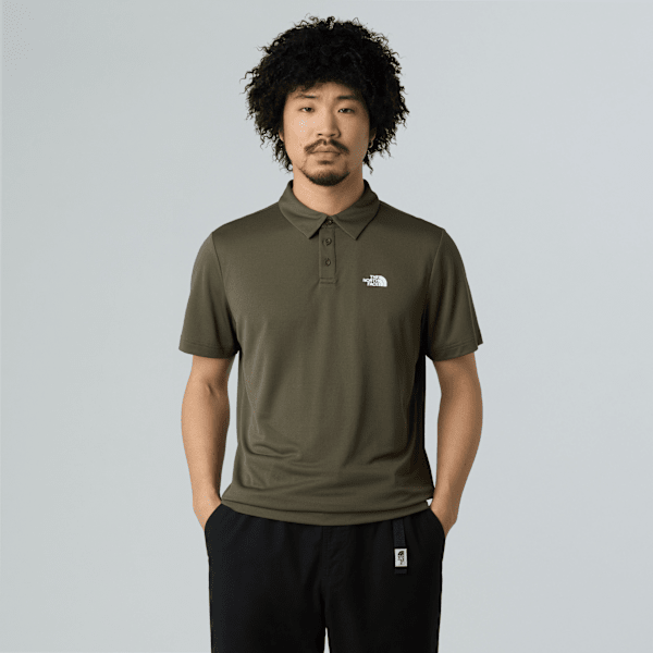 The North Face Tanken Poloshirt Für Herren New Taupe Green Größe S male