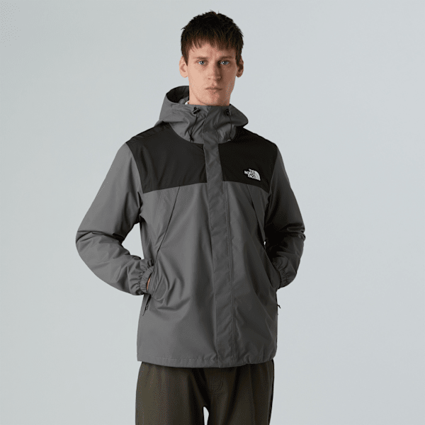 The North Face Antora Jacke Für Herren Smoked Pearl-tnf Black-npf Größe XL male