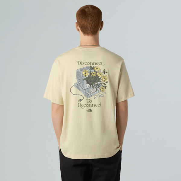 The North Face Men’s Connect Relaxed Graphic T-shirt Gravel Size XS male