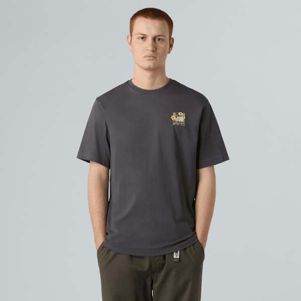 The North Face Men’s Connect Relaxed Graphic T-shirt Anthracite Grey Size XL male
