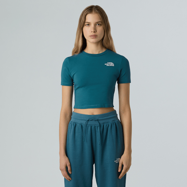 The North Face Kurzgeschnittenes T-shirt Für Damen Space Größe XXL female