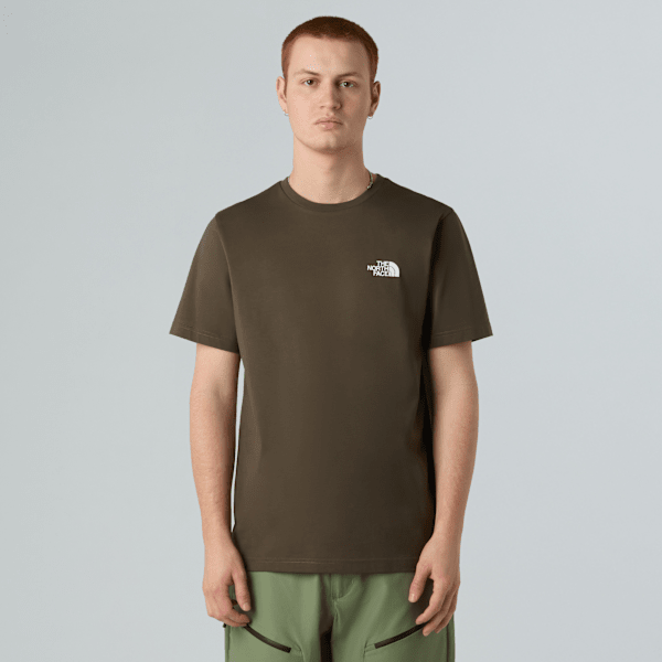 The North Face Simple Dome T-shirt Für Herren New Taupe Green Größe XS male