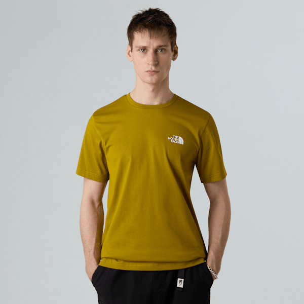 The North Face Simple Dome T-shirt Für Herren Deep Dijon Größe S male
