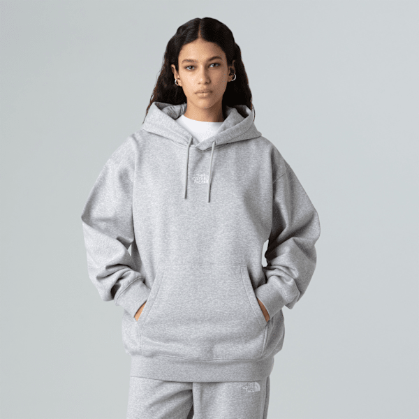 The North Face Essential Kapuzenpulli Für Damen Tnf Light Grey Heather Größe XS female
