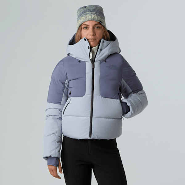 North Face White Cropped Puffer Jacket White The North Face Nuptse - Main Image