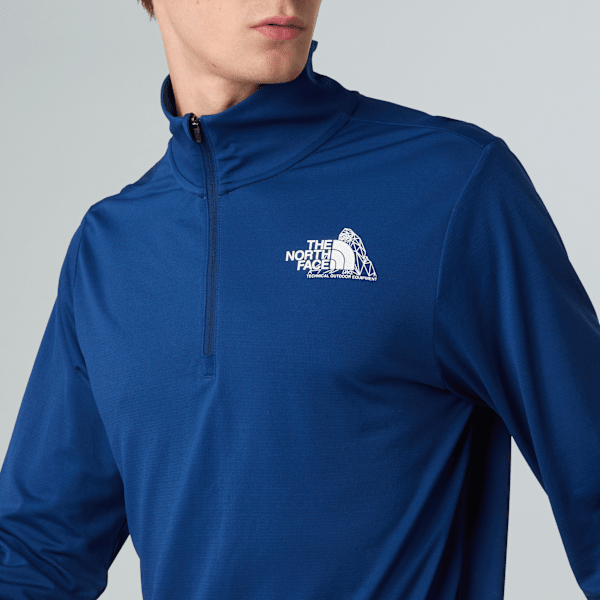 Men's 24/7 1/4 Zip Long-Sleeve Graphic T-Shirt | The North