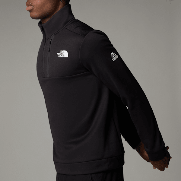 スウェット・トレーナー [The North Face] M'S MOUNTAIN FLEX ZIP TEE - BLACK Mens-Mountain-Athletics-14-Zip