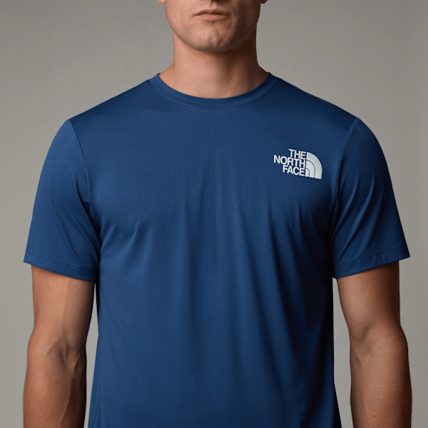 Tシャツ・カットソー THE NORTH FACE Men T-shirt  Blue NF0A87NP 16Y1 The North Face graphic-print T-shirt | Blue | FARFETCH