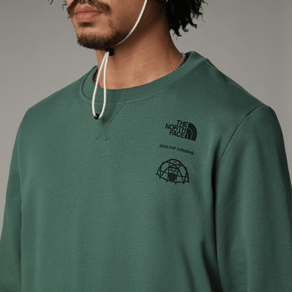 THE NORTH FACE☆Camping retro back graphic sweatshirt THE NORTH FACE Camping Retro Back Graphic Sweatshirt in