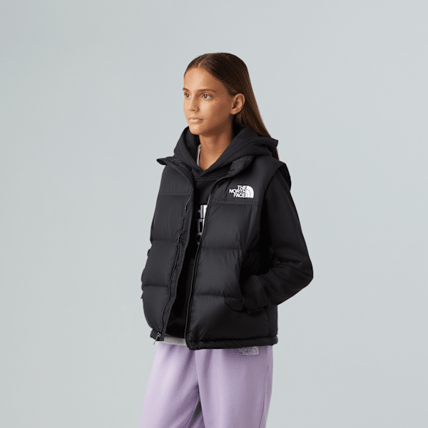 Nuptse Gilet Black The North Face 1996 Gilet Teens' 1996 Retro