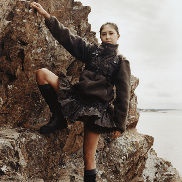 ジャケット・アウター TNF Cecilie Bahnsen Denali Fleece Jacket THE NORTH FACE X CECILIE BAHNSEN LEA 1995 DENALI FLEECE JACKET | SOIL