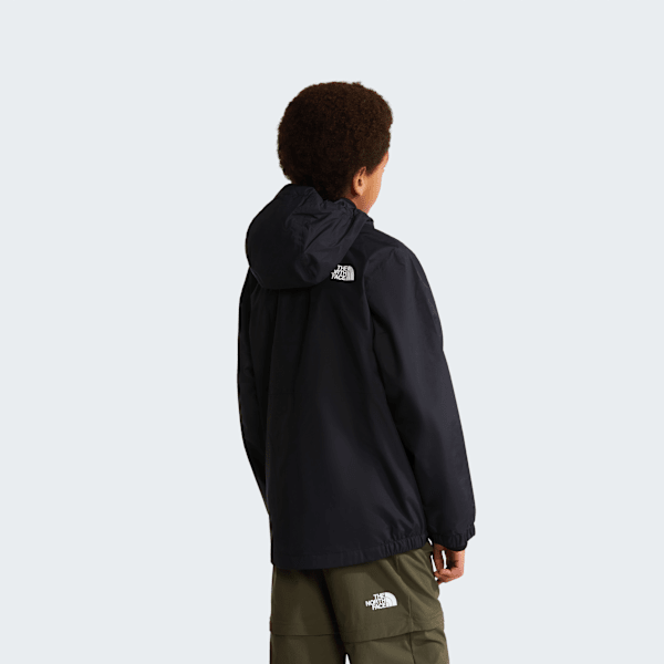 Veste imperméable à zipper pour enfant TNF Black
