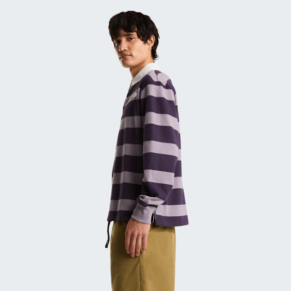 Sweat polo de rugby unisexe Transcendent Grey-Endless Dusk