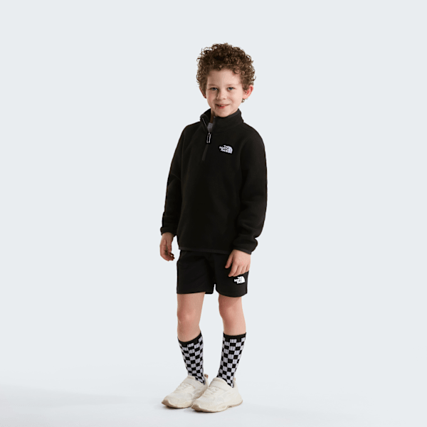 Polaire à col zippé Glacier pour enfant TNF Black