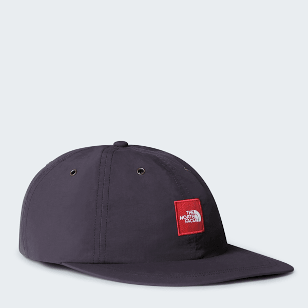 Red-Box-Nylon-Hat-TNF-Obsidian