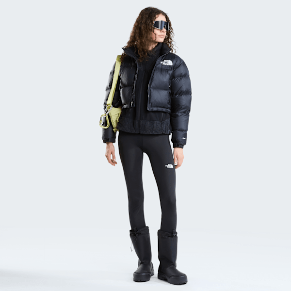 Veste courte Nuptse pour femme TNF Black-TNF Black-Recycled Down