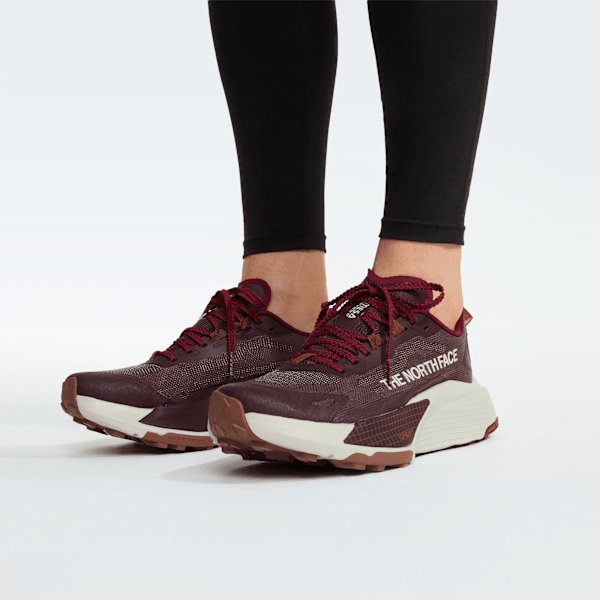 Chaussures de trail Altamesa 500  V2 pour femme Deep Burgundy- Cumulus Cloud
