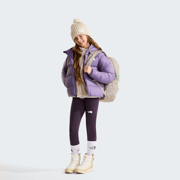 Veste à capuche en duvet Hydrenalite™ pour fille Grounded Plum