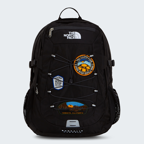 north face borealis backpack patches TNF Black U Borealis Patch/Tnf White Celebrated for its iconic bungee straps Help pick? North Face Borealis