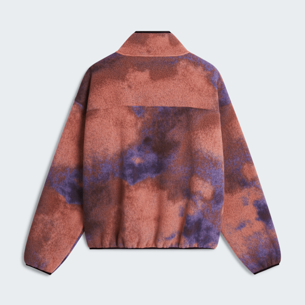 Polaire demi-zippée imprimée TNF™ Red Box unisexe Grounded Plum 1989 Catalogue Print