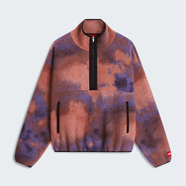 Polaire demi-zippée imprimée TNF™ Red Box unisexe