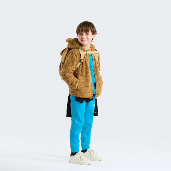Sweat à capuche zippé Campshire pour enfant Teddy Brown