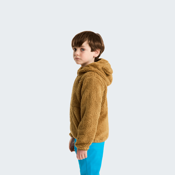Sweat à capuche zippé Campshire pour enfant Teddy Brown