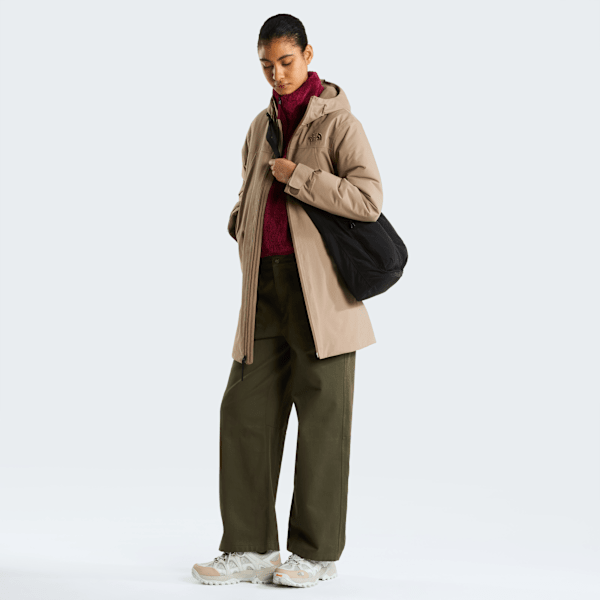 Parka légère à capuche TNF™ Range pour femme Garnet