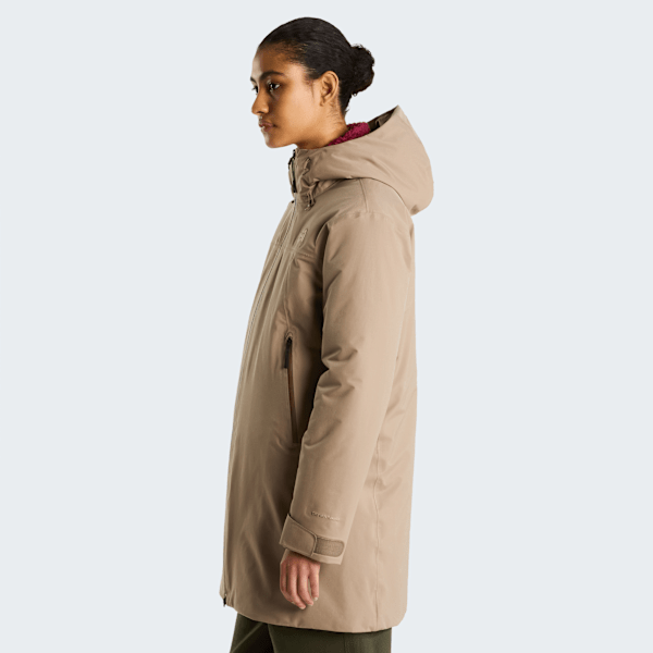Parka légère à capuche TNF™ Range pour femme Garnet