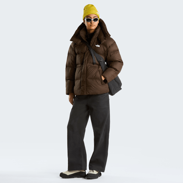 Doudoune oversize pour femme Dark Chestnut