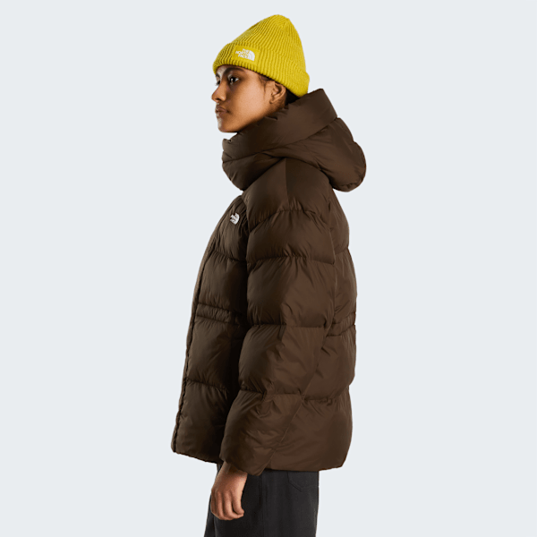 Doudoune oversize pour femme Dark Chestnut