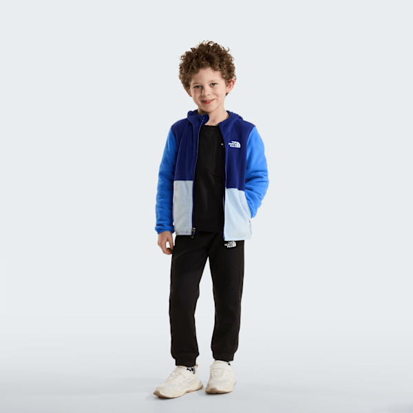 Polaire zippée à capuche Glacier pour enfant Bold Blue-Polar Haze-Active Blue