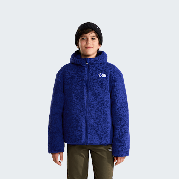 Veste à capuche zippée réversible Shasta pour garçon Active Blue-Bold Blue