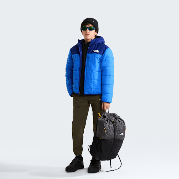 Veste à capuche zippée réversible Shasta pour garçon Active Blue-Bold Blue
