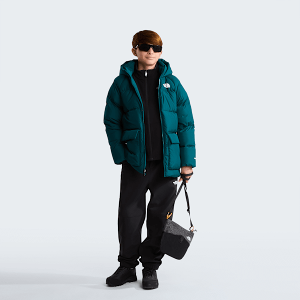 Parka courte en duvet et polaire North pour enfant