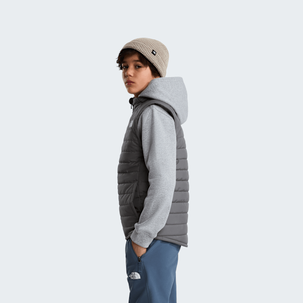 Gilet à isolation synthétique Never Stop pour garçon Smoked Pearl